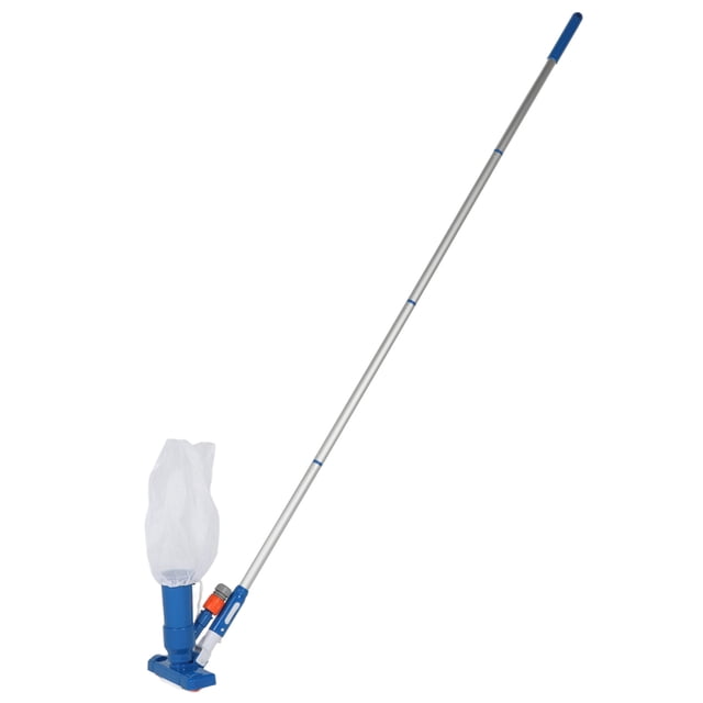 Portable Pool Vacuum Jet Cleaner Set with 4 Section Poles For Underwater Cleaning Hot Tub Pond Fountain