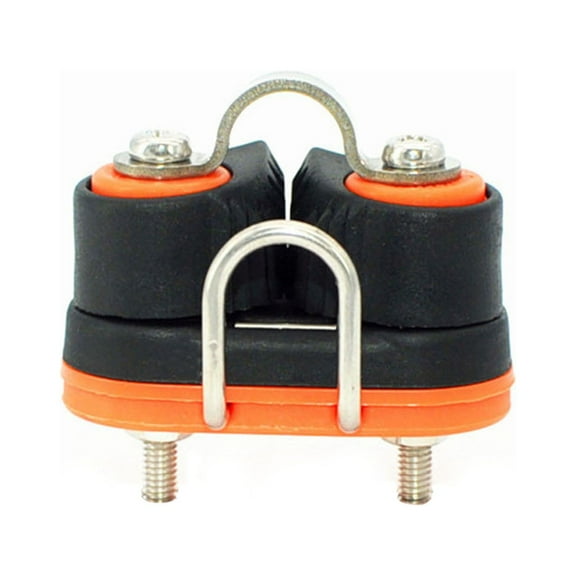 Wear-Resistant Cam Locking Cleat Rope Ball Bearing Fast Entry Rope for Line Fairlead Sailing Sailboat Marine Boat Kayak