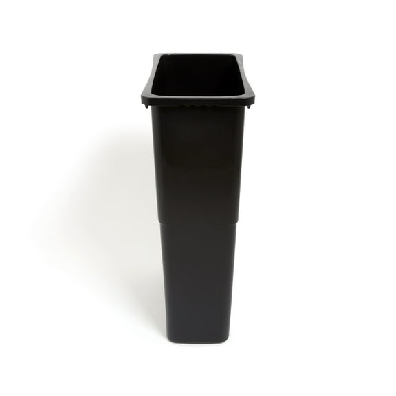 HITOUCH BUSINESS SERVICES Slim Plastic Trash Can with no Lid Black 23 Gal. CW50718