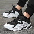 thumbnail image 2 of yboeqw Boys Medium Large Mesh Breathable Basketball Shoes Lightweight School Sports Sneakers Size 4.5, 2 of 9