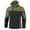 Green, variant on BADHUB Men's Tactical Jacket with Hood Color Block Waterproof Rain Jacket Performance Outdoor Soft Shell Rain Coat Zipper Hiking Fishing Outwear with Multi-Pockets Winter Clearance