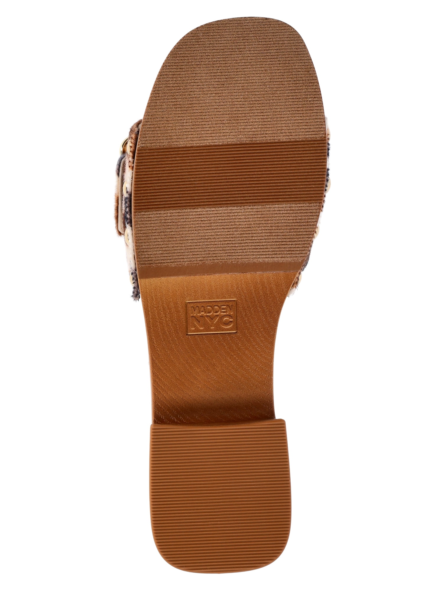 Madden NYC Women's Clog Heel Sandals, Cow Print