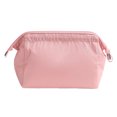 thumbnail image 1 of Bolsa de cosméticos impermeable, bolsa de lavado de cosméticos portátil de viaje, bolsa de almacenamiento multifunción, rosa claro, 1 of 5