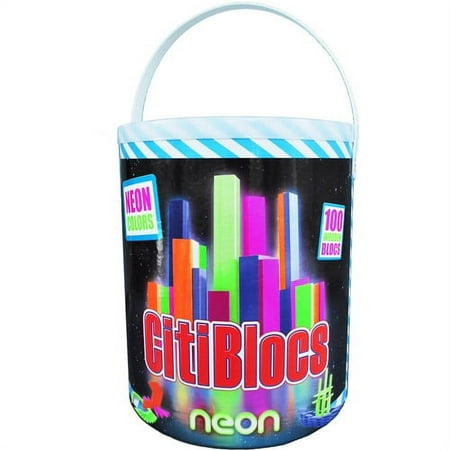 Citiblocs 100-piece Neon Colors Construc