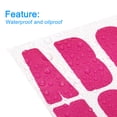 thumbnail image 3 of Uxcell 9.1 x 7.7 inches 8 Sheets Letter Stickers Vinyl Letters for Indoor Outside Sticker Decal Rose, 3 of 5