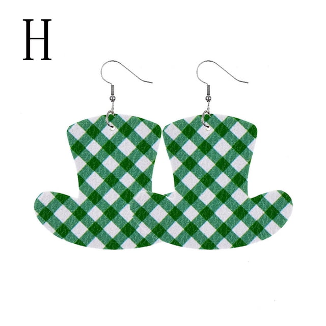Pendientes para mujer, regalos para mujer, pendientes de San Patricio, pendientes verdes en forma de gota, joyería, regalo festivo para mujer, pendientes de moda.
