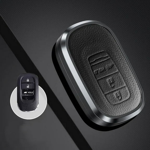 Car Key Fob Pocket Cover Case For Honda Civic CR-V HR-V Accord Jade Crider leather Odyssey 2015- 2018 Remote Accessories