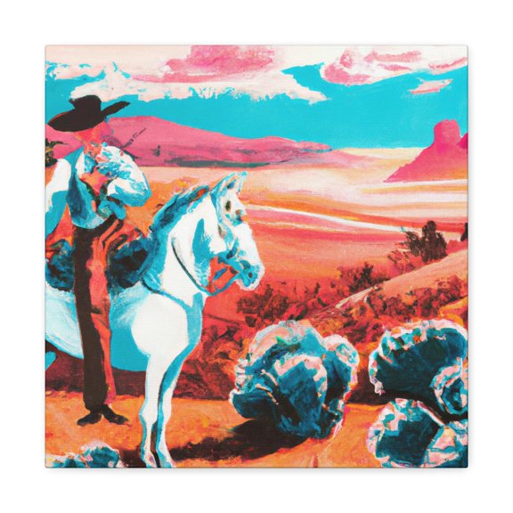 Frontier Sunset Reflection - Canvas