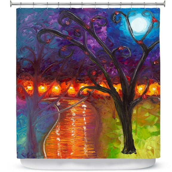 Shower Curtains 70" x 84" from DiaNoche Designs by Jessilyn Park - I Think Were Alone Now