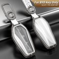 thumbnail image 5 of Funda de aleación de aluminio para llave de coche, funda protectora para llavero con control remoto inteligente para BYD Song Qin Han EV Tang DM 2018-2022, 5 of 5