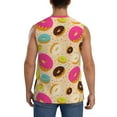 thumbnail image 4 of Balery Donuts Men's Sleeveless Muscle Shirts Workout Tank Top, Moisture Wicking, Odor Protection-XX-Large, 4 of 8