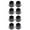 Black, variant on Dvkptbk Chair Leg Floor Protectors Chair Leg Cover Furniture Table Leg Anti-scratch Hardwood Floor Protection Mute Wear-resistant Chair Foot Mat Bottom Home Decor on Clearance