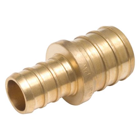 UPC 697285000100 product image for 3/4 in. x 5/8 in. Brass PEX Barb Reducer Coupling | upcitemdb.com