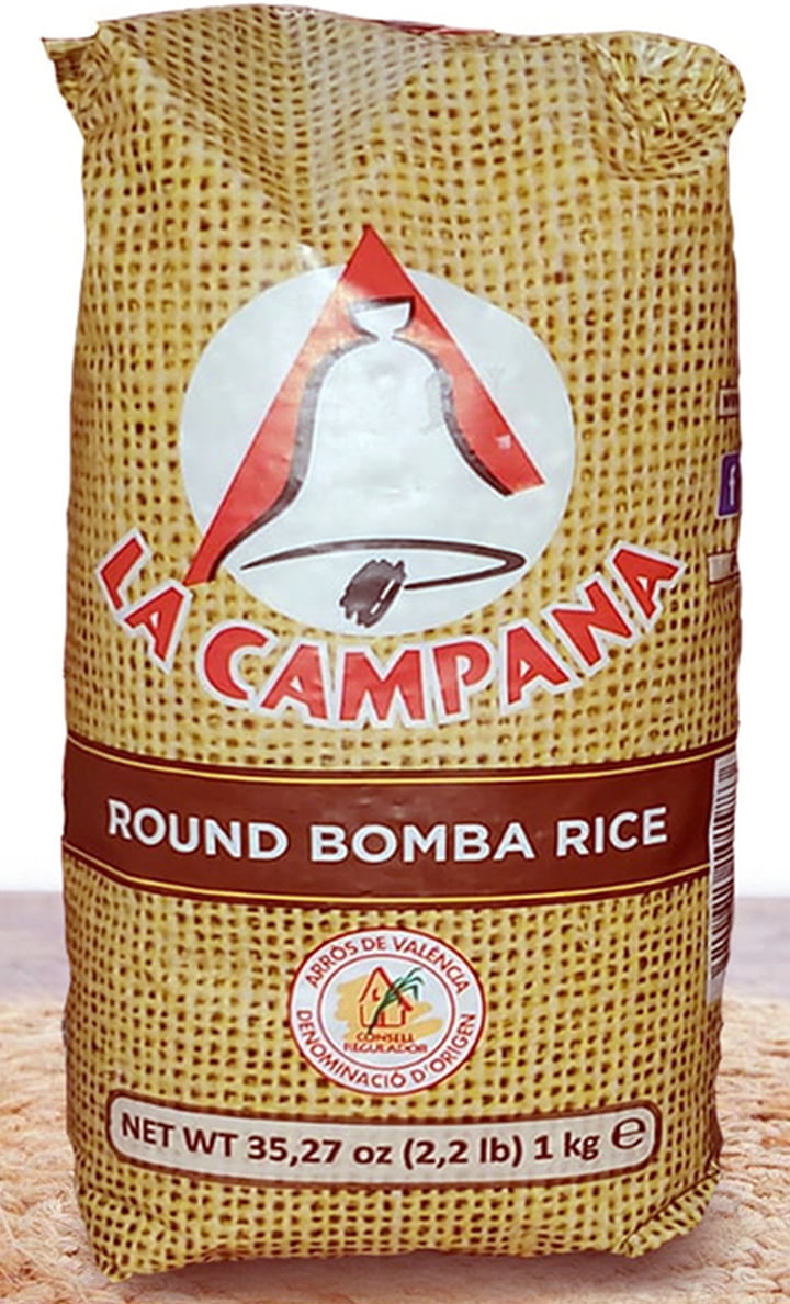 Paella Bomba Rice 2.2 lbs (1 kilo) Imported from Spain By La Campana ...