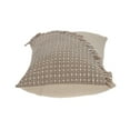 thumbnail image 3 of Parkland Collection Nirvana 24x14" Woven Cotton Throw Pillow in Beige/Brown, 3 of 9