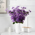 thumbnail image 4 of Japceit Artificial Bougainvillea Flower Arrangement Silk Faux Floral Hanging Bush for Wedding Ceiling Living Room Outdoor Home Decor, 4 of 6