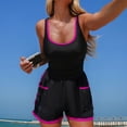 thumbnail image 4 of YueHuiYing Women One Piece Swim Dress Tummy Control Modest Swimsuit Swim Skirt Bathing Suit, 4 of 5
