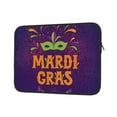 thumbnail image 2 of Bingfone Mardi Gras2 Laptop Sleeve Case 13 Inch, 360° Protective Computer Carrying Bag, 2 of 9