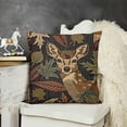 thumbnail image 2 of SHANXI Square Pillow Covers Decorative Throw Pillows Soft Velvet Pillowcase Cushion Cases Rustic Animals Bear Moose Deer Country Style Farmhouse Lodge Wildlife 22x22in, 2 of 5