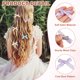 thumbnail image 3 of Uxcell 20 piezas Mini Lazos para el Cabello, 2" Lindos Clips de Lazo de Satén, Pequeñas Horquillas de Cinta, Tiny Bowknot Horquilla para Mujeres y Adolescentes, Accesorios para Peinados, Morado, 3 of 6