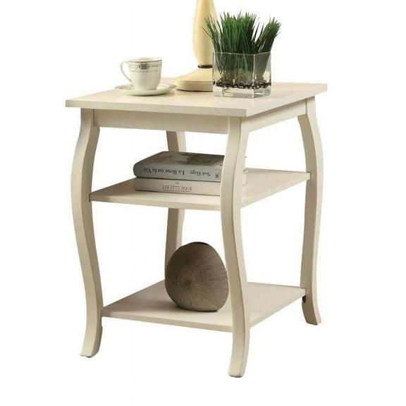 Bowery Hill End Table in White