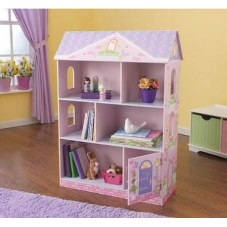 Kidkraft Dollhouse Bookcase Kids Wood Organizer Shelves Walmart