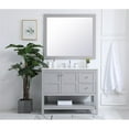 thumbnail image 6 of 42 inch Single Bathroom Vanity in Gray, 6 of 8