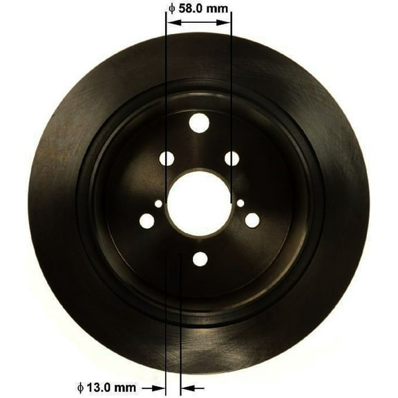 Bendix Brakes Disc Brake Rotor PRT6157 Fits select: 2014-2015 SUBARU FORESTER, 2013-2015 SUBARU XV CROSSTREK