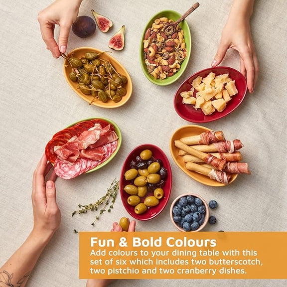 Serving bowls - Set of 6 Baking Dishes or Serving Dishes Constructed from a Non-Stick, Durable Ceramic Coating. Dishwasher Safe baking dish | from Jean Patrique