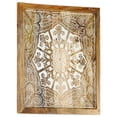 thumbnail image 3 of vidaXL Hand-Carved Wall Panels 2 pcs Solid Mango Wood 60x60x2.5 cm, 3 of 5