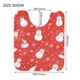 thumbnail image 5 of Yayeee Bath Rug for Bathroom Floor Non Slip Contour Fluffy Soft Absorbent Mat, 20"x24", Red Snowman, 5 of 7