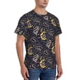 thumbnail image 2 of Bixox Men's Snake Sleep Printed Short Sleeve Skinny Athletic T-Shirt, 2 of 6