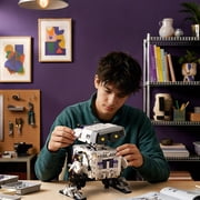 Programmable Biped Robot Building Blocks Set,1140 PCS Remote Control＆App STEM Robot Construction Kit with Movable Joints & Expression Modes,Coding Building Sets