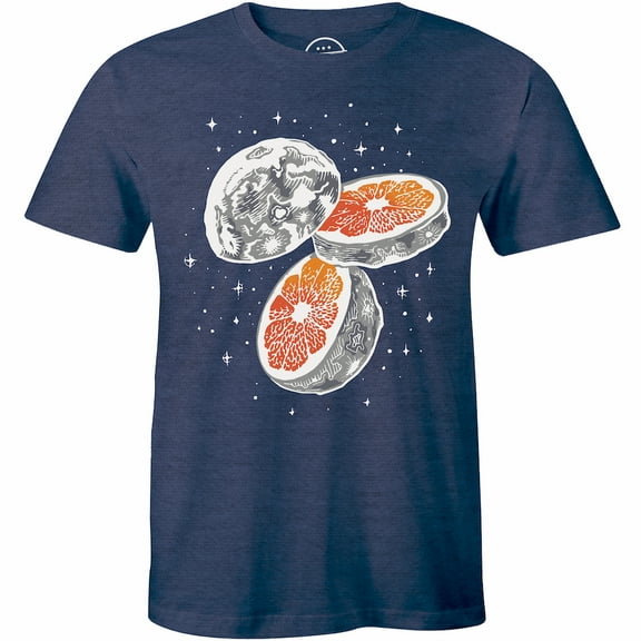Planet Lemon Cutting Sliced Section Eat Half Tasty Sour Men's Gift T-Shirt