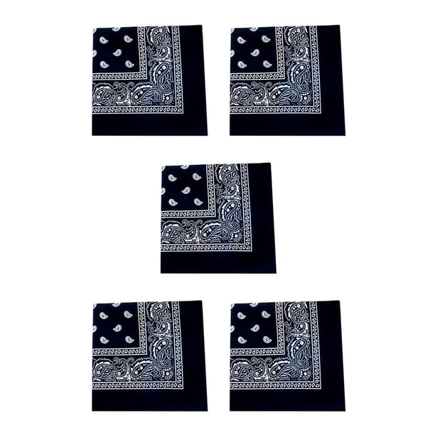 Bearachild Bandana pañuelo Unisex Hip Hop Banda para el cabello negra Pañuelo para el cuello Sombreros deportivos Muñequeras Cabeza Bufandas cuadradas Type6 NO6 Bearachild CBP119276