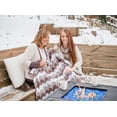 thumbnail image 5 of Mary Maxim Serenity Lace Throw - Denim, 5 of 6