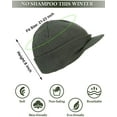 thumbnail image 3 of Viworld Winter Men's Knit Cap with Brim Beanie Hat Warm Thick Hat for Outdoor (Gray), 3 of 7