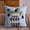 Blue Vase, variant on Taibuwu Luxury Embroidered Throw Pillow Decorative Pillow, Square Accent Pillow Cushion for Sofa, Couch, Bed, Living Room & Bedroom, 18"x18", [Color/2-Pack]