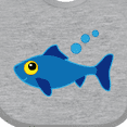 thumbnail image 4 of Inktastic Fishing Blue Fish Boys or Girls Baby Bib, 4 of 4