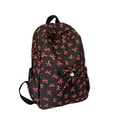 thumbnail image 2 of Butterfly Print Cute Backpack Simple Versatile School Backpack Bookbag with Small Makeup Pouch Preppy Style Campus Daypack for Daily Student & Travel Use, 2 of 6