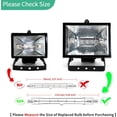thumbnail image 4 of GFDYREE R7S Bulbs,5 Pack Halogen Bulbs R7S T3 118mm 150W 120V,J Type Halogen Light Bulb with Long Lifespan,120 Volt Double Ended Light Bulbs for Work, Security, Landscape Lights,Dimmable, 4., 4 of 7