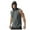 Dark Gray, variant on WRKEKC Workout Tank Tops for Men Solid Color Hooded Drawstring Stretch Quick Dry Sleeveless Tee for Training