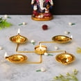 thumbnail image 2 of Arhsimvijar Rangoli Stand Handcrafted Puja Lamp Diwali Decoration (9" Inches), 2 of 4