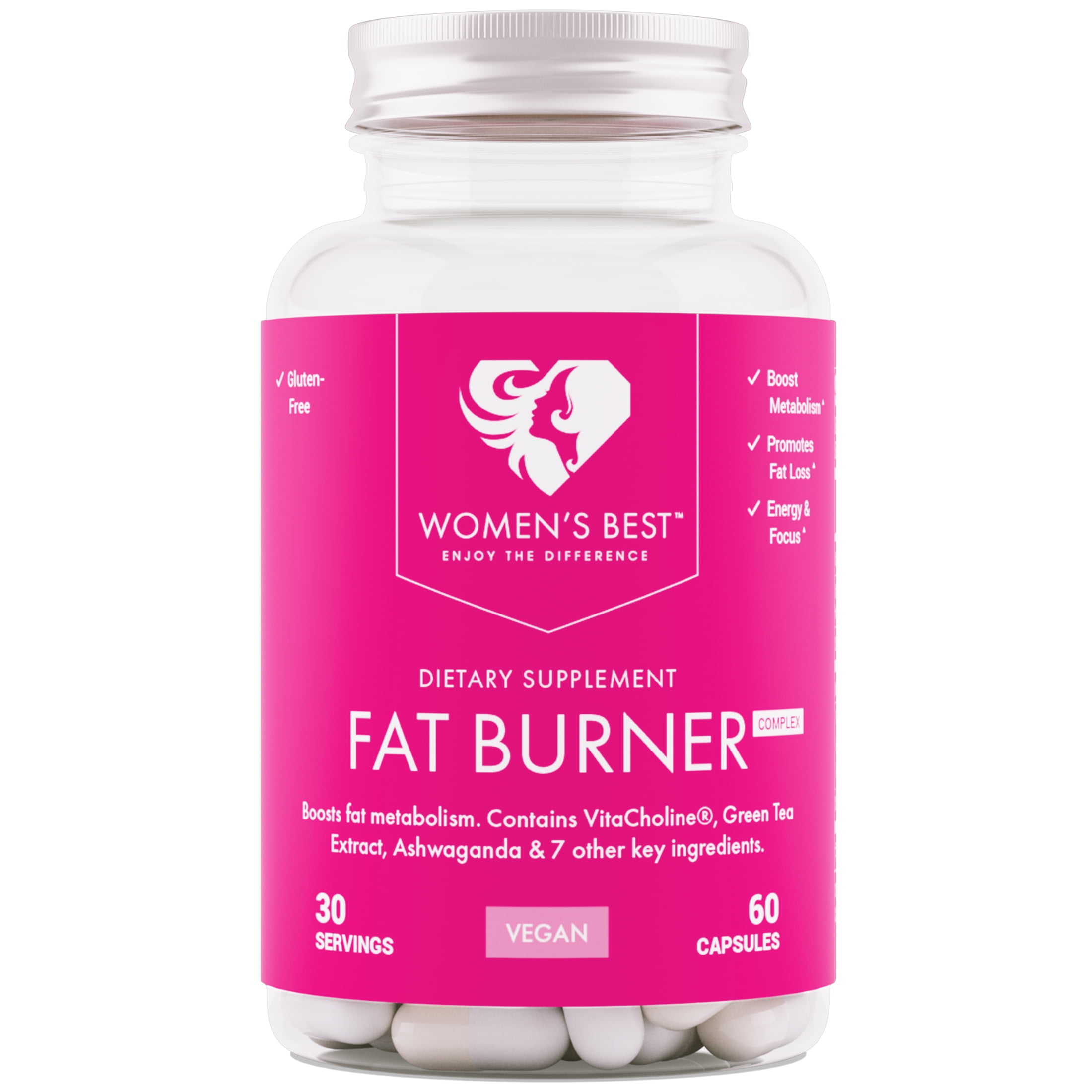 Women s Best Fat Burner Weight Loss Capsules 60 Count Walmart