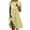 Yellow, variant on Women's Casual Sleeveless Dress V Neck Hollow Out Tiered Mini Dress Beach Party Vacation Resort Spring Break Travel, Green S