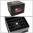 thumbnail image 6 of J2 Engineering LN-T7-018-125-BK J2 Engineering 7075 -T6 Forged Aluminum M12 x 1.25 20Pcs 50mm Height Close -End Lug Nut Kit w/Adapter Key Black, 6 of 6