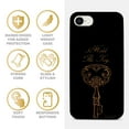 thumbnail image 4 of Case Yard Wooden Case for iPhone-SE Soft TPU Silicone cover Slim Fit Shockproof Wood Protective Phone Cover for Girls Boys Men and Women Supports Wireless Charging Hold The Key Design, 4 of 7