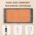 thumbnail image 3 of PAGBEOTTER Back Heating Blanket – 12x24 Inch, 4 Heating Levels (Up To 150°F) & 2-Hour Auto-Off. Made with Soft Flannel, Machine Washable. A Versatile Option for Daily Use., 3 of 7