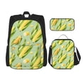 thumbnail image 1 of Balery Fresh Sweet Corn Mochila escolar 3 en 1 para niños: mochila resistente con lonchera térmica y estuche para lápices. Mochila escolar para niños y niñas., 1 of 7