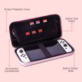 thumbnail image 4 of Cute Switch Carrying Case for Nintendo Switch OLED, Portable Travel Carry Case with 12 Game Card Slots, Inner Protective Storage Bag (Melody), 4 of 5